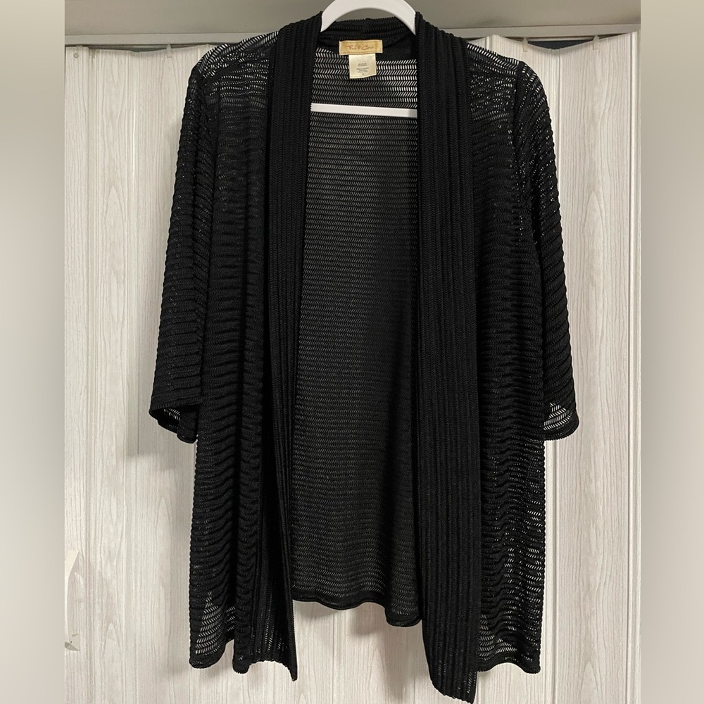 Front of Closet Black Cardigan